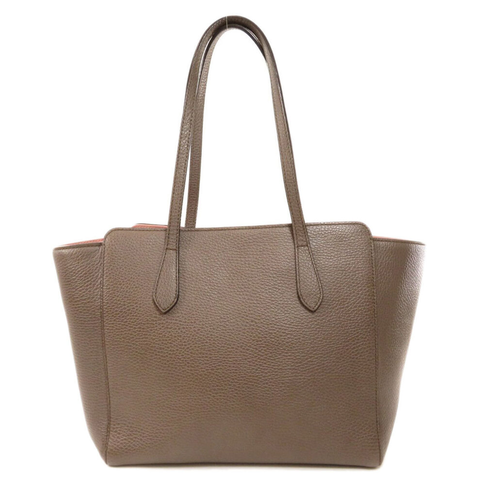Gucci Logo Calfskin Bag Tote Motif
